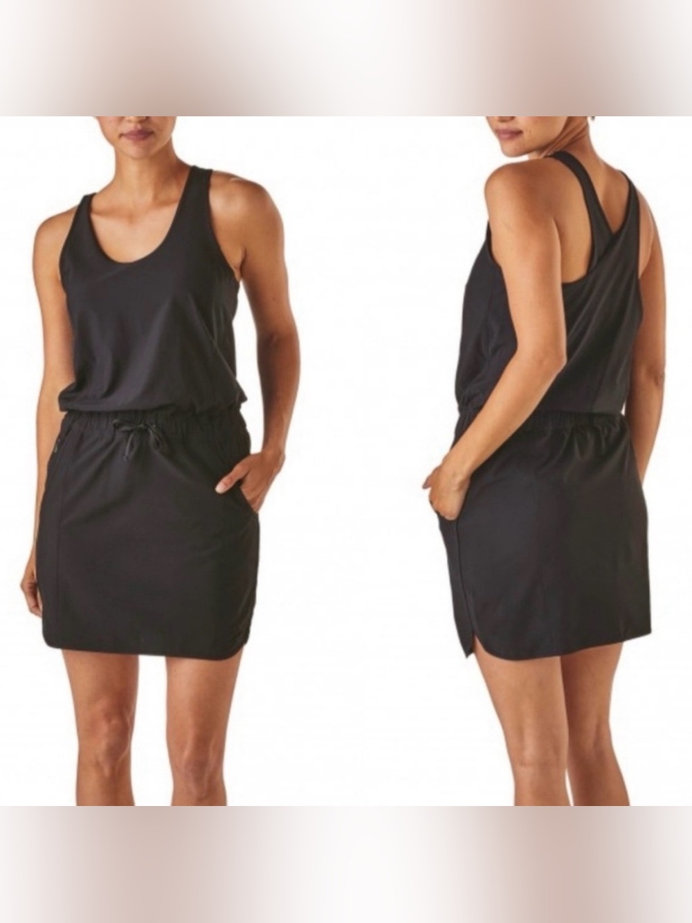 Patagonia Black Women's Romper Dress, EUC, size M
